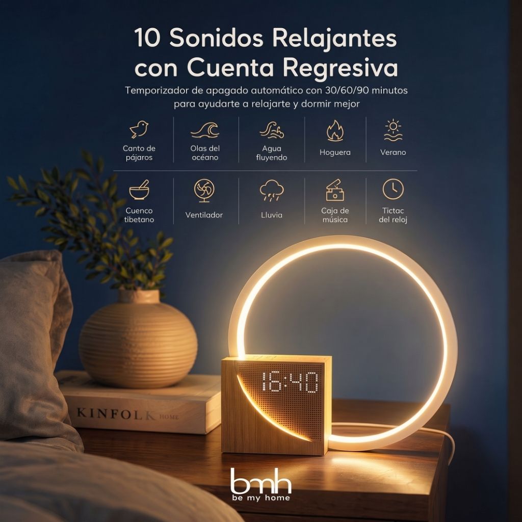 Despertador Amanecer Premium con Luz Gradual