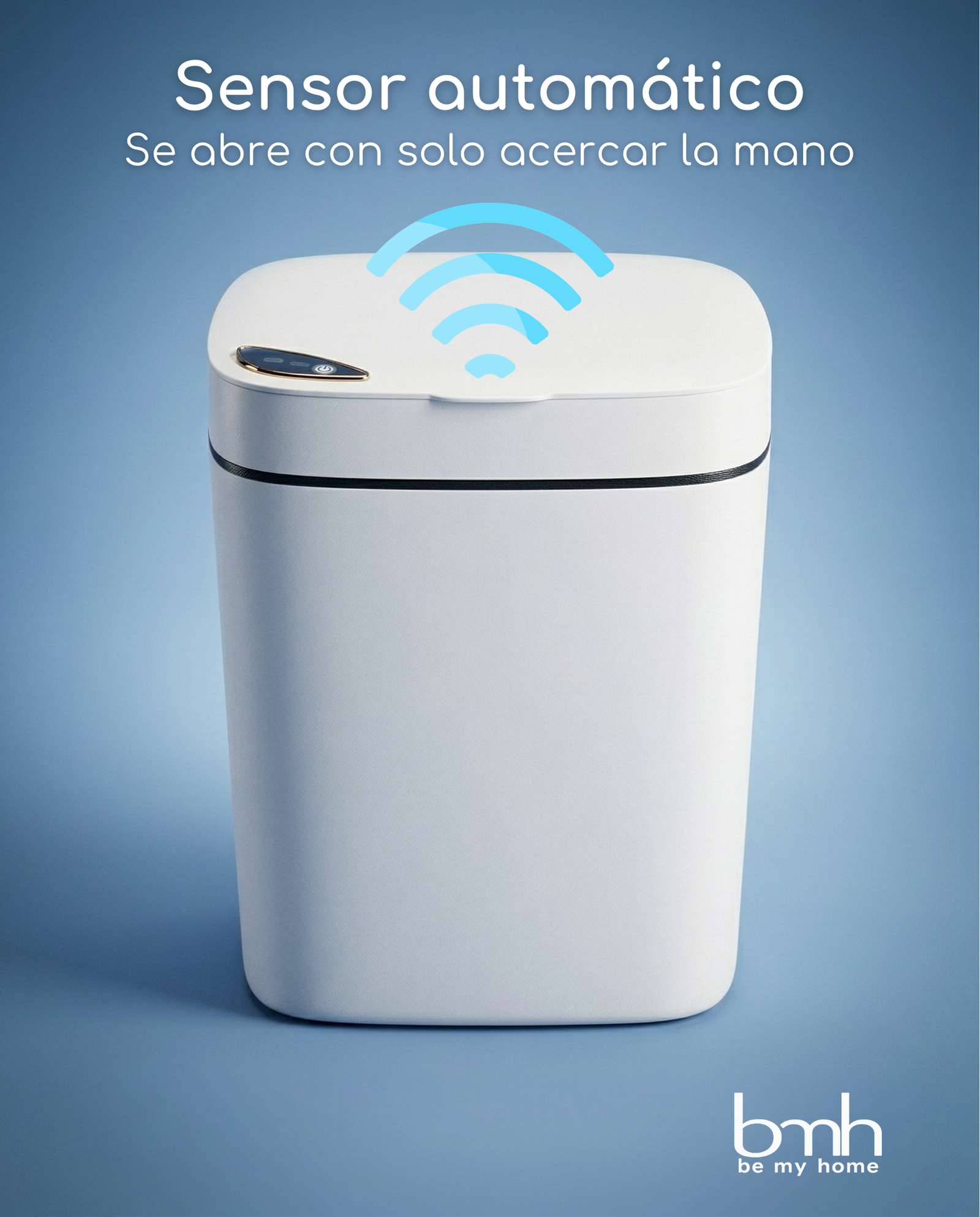 Tacho Inteligente 12L Recargable con Sensor — Sin Contacto