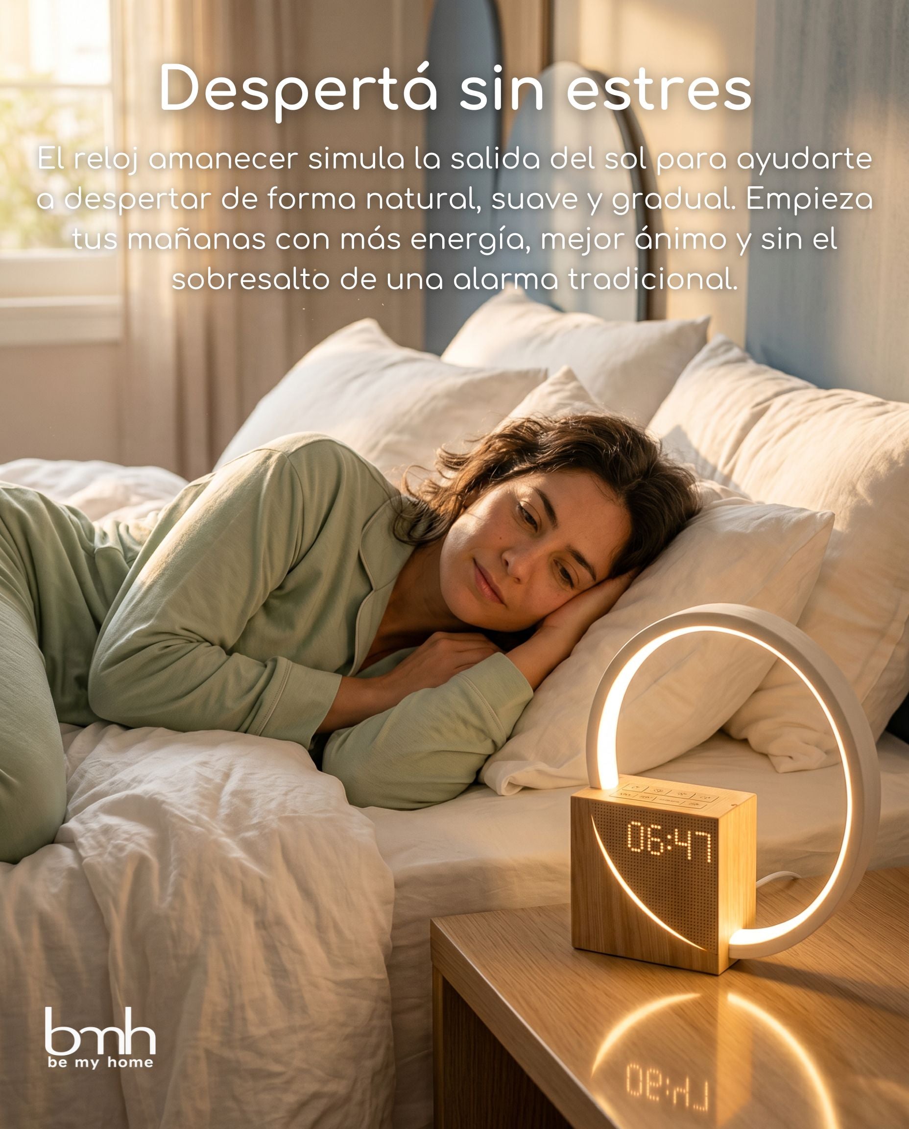 Despertador Amanecer Premium con Luz Gradual