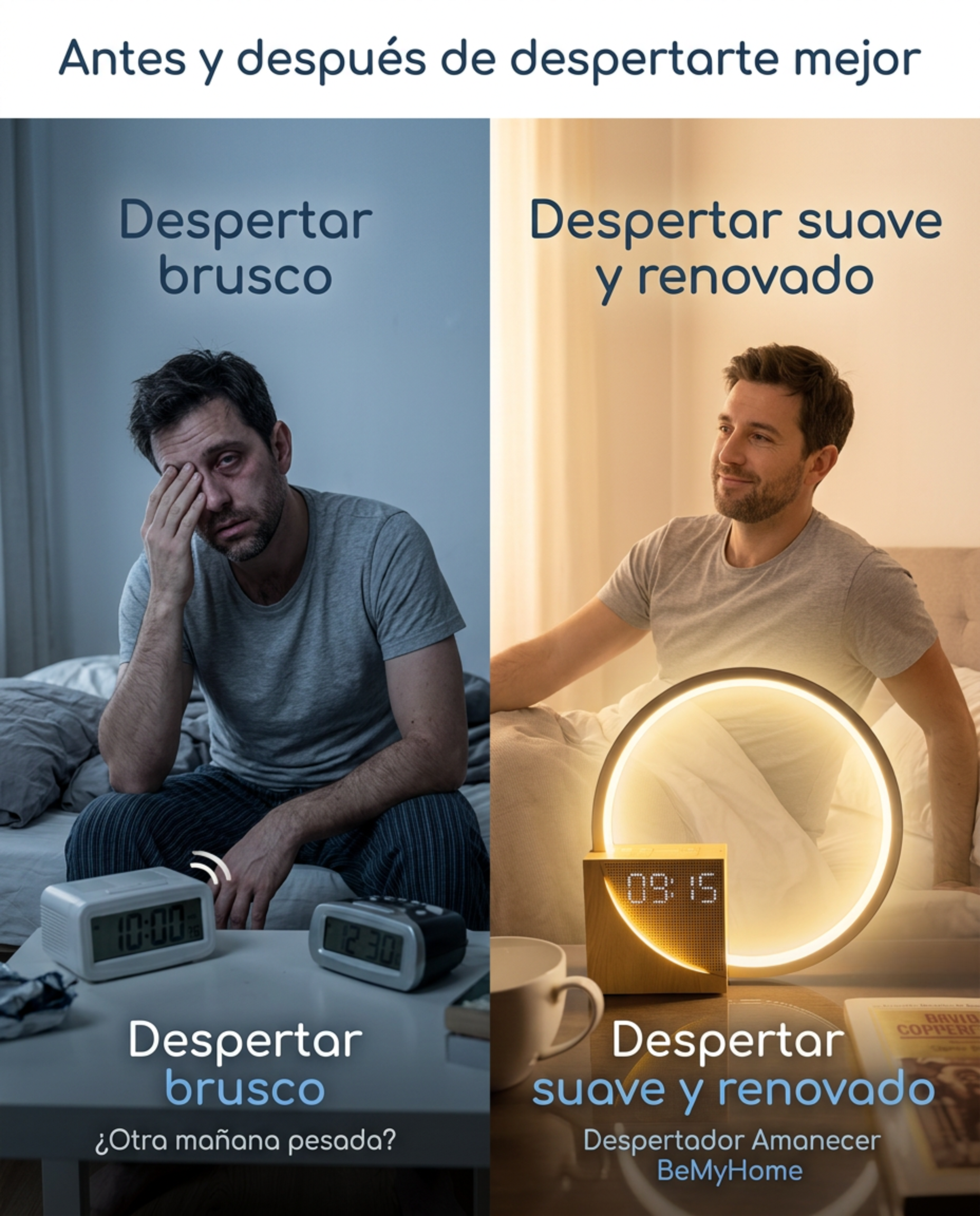 Despertador Amanecer Premium con Luz Gradual