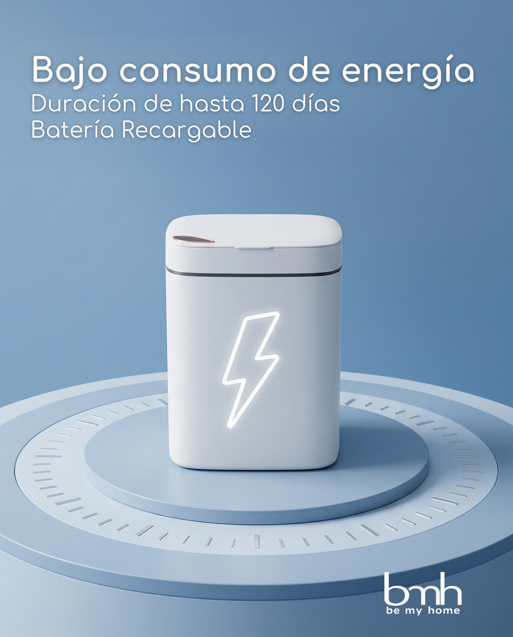Tacho inteligente 12L recargable BeMyHome con sensor — vista 5