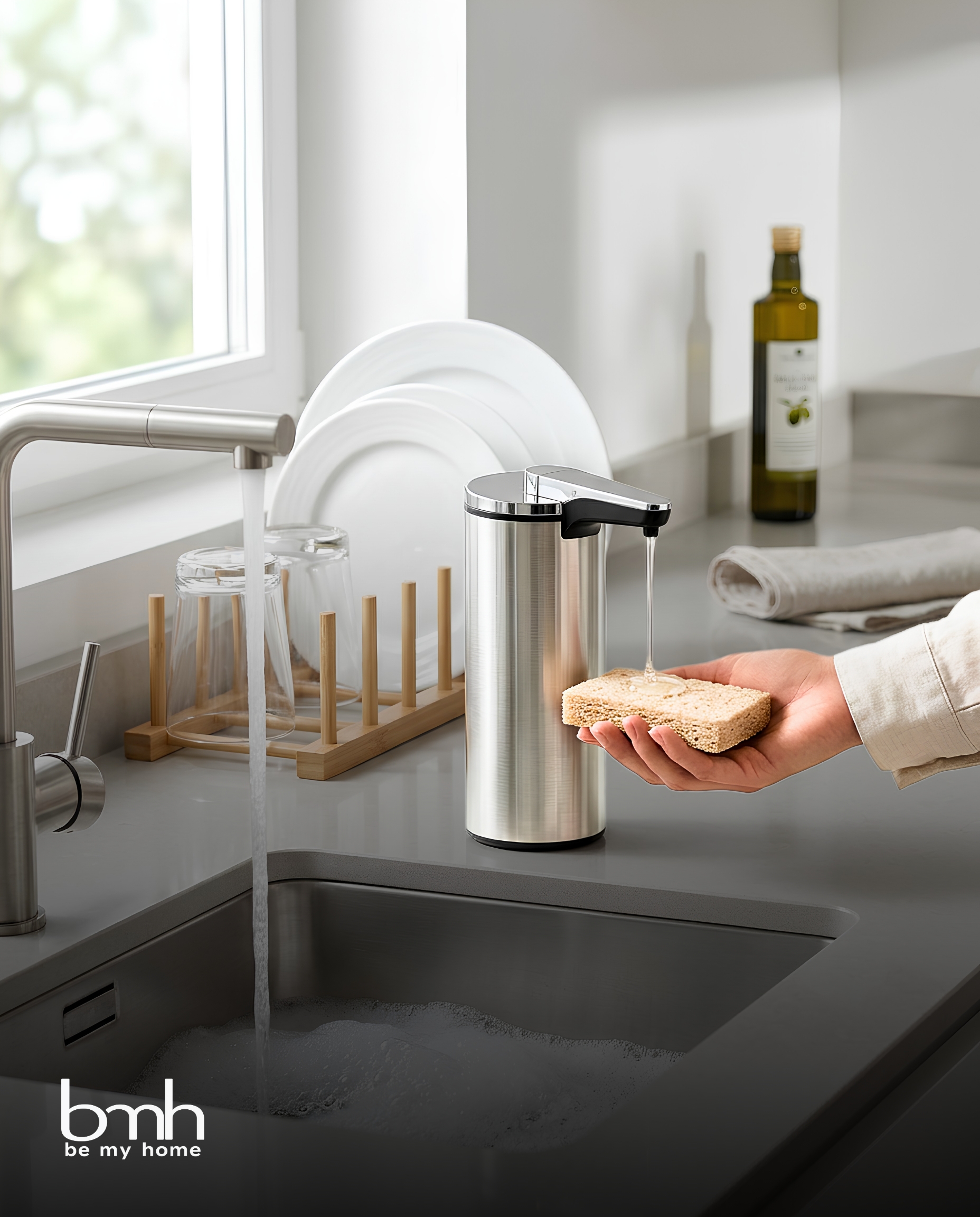 Dispenser Automático de Jabón Premium con Sensor de Movimiento