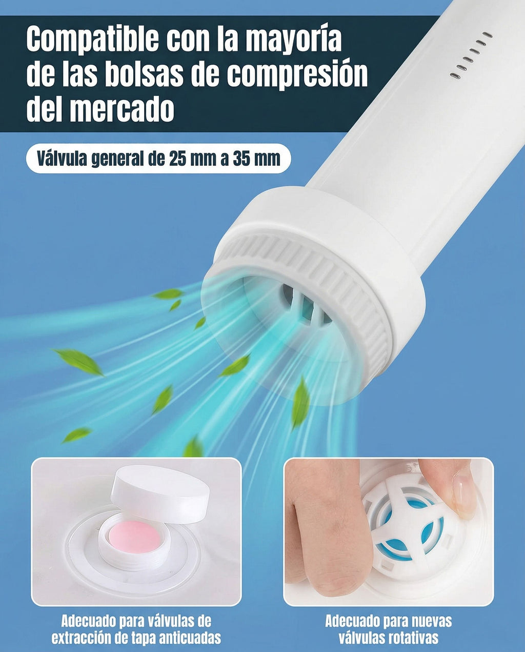 Bomba inalámbrica BeMyHome para bolsas al vacío — vista 5