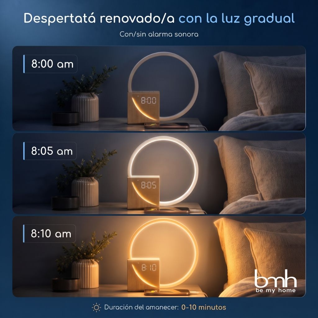 Despertador Amanecer Premium con Luz Gradual