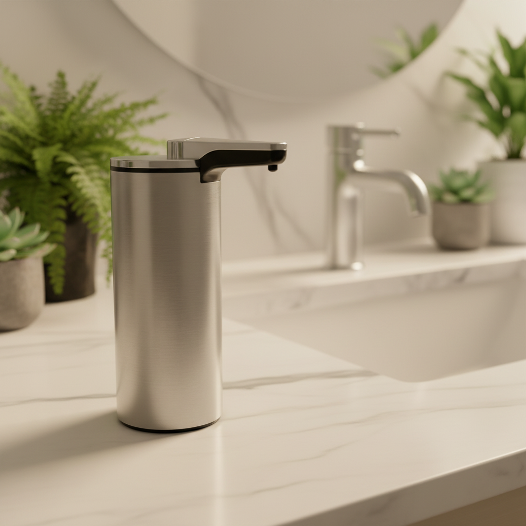 Dispenser — Baño mármol